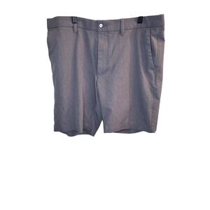 Callaway Mens Golf Shorts Heather Grey Flat Front Performance Stretch Size 34